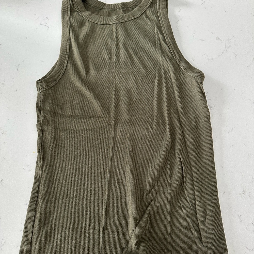 a new day Olive Tank Top